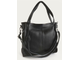 (АРТИКУЛ: 10024/1/82) СУМКА ЖЕНСКАЯ СРЕДНЕГО РАЗМЕРА, НАТУРАЛЬНАЯ КОЖА, ЧЕРНАЯ, С ПЛЕЧЕВЫМ РЕМНЕМ