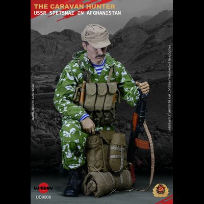 Советский боец спецназа в Афганистане (Охотник за караванами) - Коллекционная ФИГУРКА 1/6 The Caravan Hunter Ussr Spetsnaz In Afghanistan (UD9008) - UJINDOU
