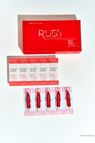 PMU-Картриджи Ruby 25/03 RLMT (0803 RL) для перманента в магазине в pm-shop24.ru