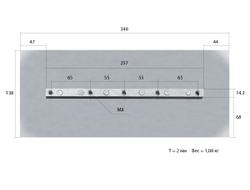 Лопасти для DRD 2000H (к-т из 4-х  лопастей)