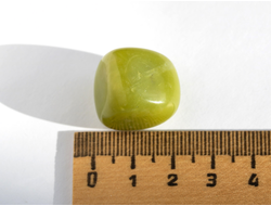 Лизардит, змеевик, галтовка, Китай (20*19*18 мм, 12 г) №18595