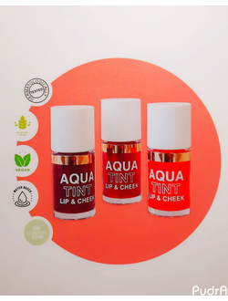 Topface Тинт Aqua tint Lip and Cheek РТ215 001 cherry jam