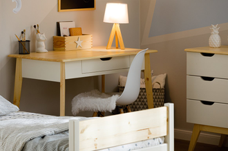 Стол-консоль письменный ТК №2 из массива сосны 100 Х 60 Х 75 см