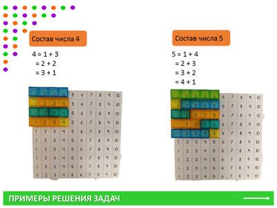 Математические доски и полупрозрачные кубики. Набор учебно-игровой.