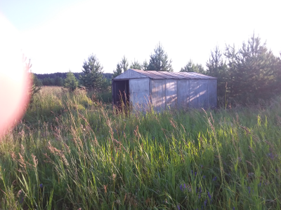 Металлический гараж разборный (Разобран)