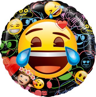 Круг Смайл Emoji 18''/46 см