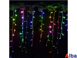 Бахрома 3*0.9 м МУЛЬТИ, мерцание IP 54