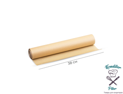 Бумага с двухсторонней силиконизацией в ролике Kraft 38*25 м