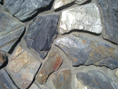 Укладка плитняка (сланец черный, Черный принц)