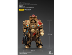 Легио Кустодес - Терминатор-Аквилон (Warhammer Horus Heresy) - КОЛЛЕКЦИОННАЯ ФИГУРКА 1/18  Legio Custodes Aquilon Terminator with twin-linked Adrathic Destructor (JT00751) - JOYTOY