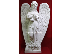АНГЕЛА - древнегреческая богиня. Дочь Зевса и Геры. Избавляет от бед и опасностей. 110*75 см  27 кг  полистоун Россия  24896/010052* Скульптура не боится влаги и перепадов температур.