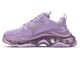 Balenciaga Triple S Sneaker Clear Sole Light Lilac женские