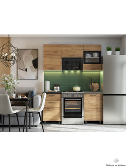 Аризона 1,6 м кухонный гарнитур Дуб золотой