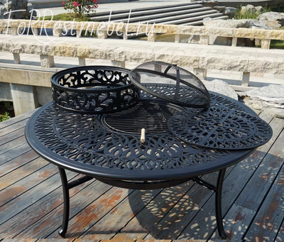 Литой обеденный комплект с барбекю Etna