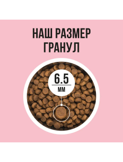 BOWL WOW (Боул Вау) корм сухой для кошек Индейка, Курица, Яблоко, 400 г