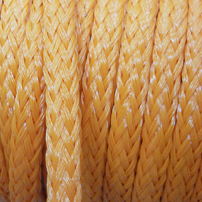 Трос плавающий полиэтиленовый, цвет оранжевый, диаметр 8 мм