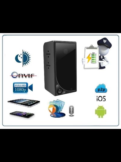 Комнатная беспроводная WiFi видеокамера на аккумуляторе с DVR, Full HD (до 90 дней) (CamSC Pro)