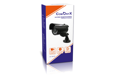 CO-DM027 Муляж уличной камеры видеонаблюдения, с отсеком для двух батарей типа АА