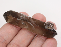 Кварц дымчатый, раухтопаз, кристалл двухголовик, Бразилия (65*16*10 мм, 20 г) №35775