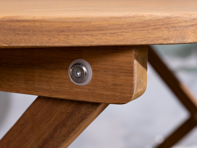 Стол из акации Oxford 90 см складной