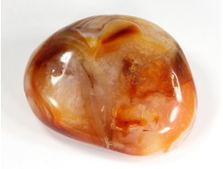 Сердолик, сардоникс, полировка, Индия (60*47*28 мм, 114 г) №28989