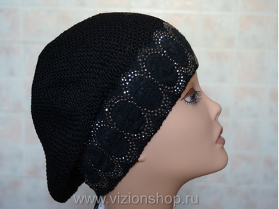женский головной убор vizio 4813 из коллекции вязаных беретов италии
