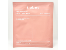 [Biodance] Ночная гидрогелевая маска с коллагеном для эластичности кожи. Bio-Collagen Real Deep Mask