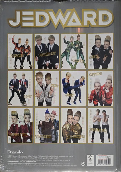 Jedward Official Календарь 2013