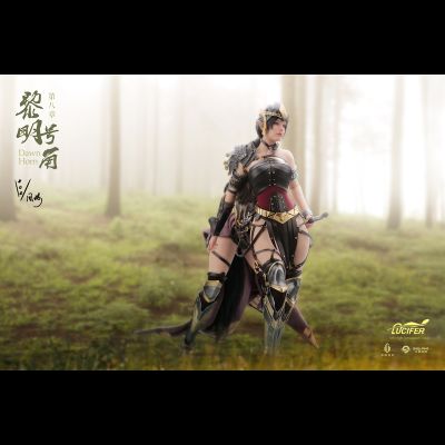 ПОСЛЕ ОБЗОРА - Эльфийка-кентавр - КОЛЛЕКЦИОННАЯ ФИГУРКА 1/6 Centaur Elf - Dawn Horn (LXF2309A) - LUCIFER