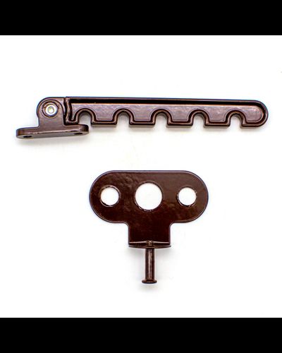 Ограничитель открывания металлический 5-ти позиц. Коричневый