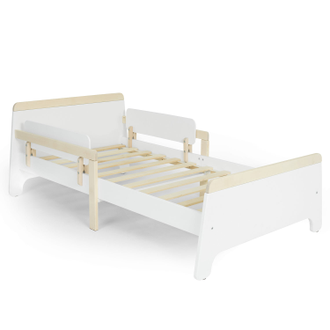 Подростковая кровать Nuovita Stanzione Nave Lungo Bianco, Naturale/Белый, Натуральный