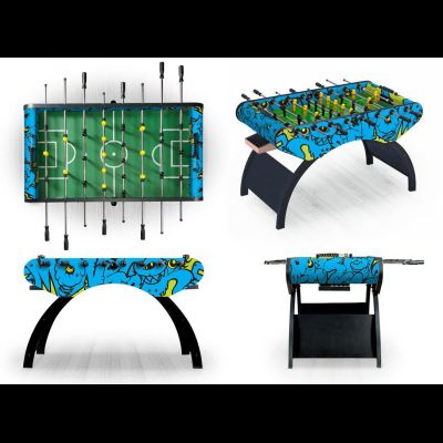 Настольный футбол (кикер) "Cosmos" (140x74x86см, цветной)