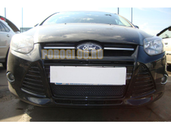 Защита радиатора Ford Focus III 2011-2014 black
