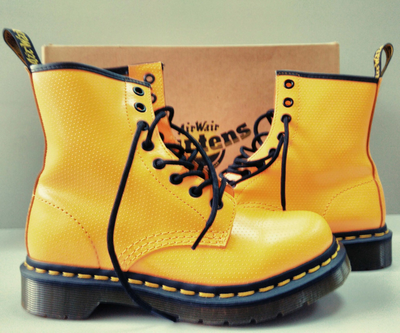 Ботинки Dr. Martens 1460 POP YELLOW