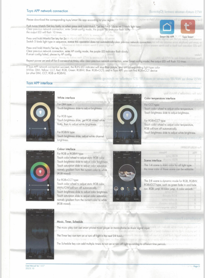 Контроллер WT5 4L-WIFI-TUYA 15A 12-24V (WiFi, 2.4G, TUYA, 12-24V, 5CH, 15A, 180-360W)