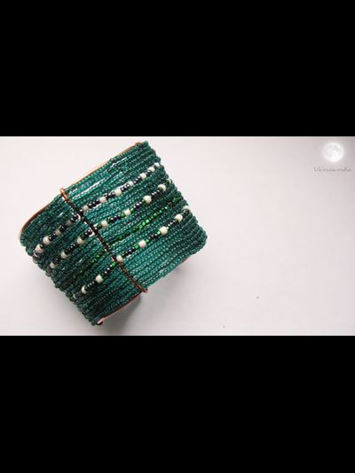 "Туманный Авалон", необычный браслет в этническом стиле