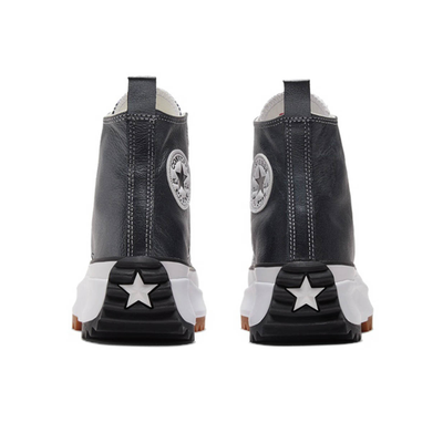 Кеды Converse Run Star Hike Metallic Classics High Top кожаные черные высокие купить в спб 169241C