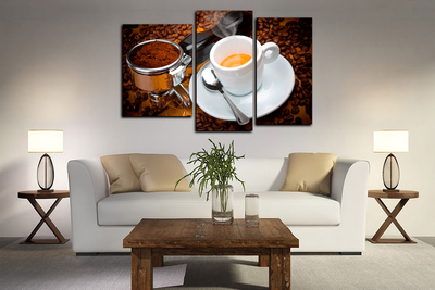 Модульная картина "Кружечка кофе"