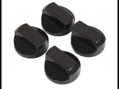 Универсальный комплект, Ручек для плит (черные) 4 шт