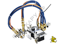 Машина для газовой резки Messer PORTACUT A/PMY 230В с двумя резаками универсальными MSIDZ 110-A/PMY