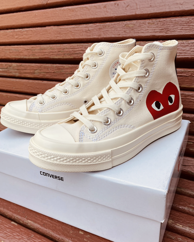 Converse garcon blanche top