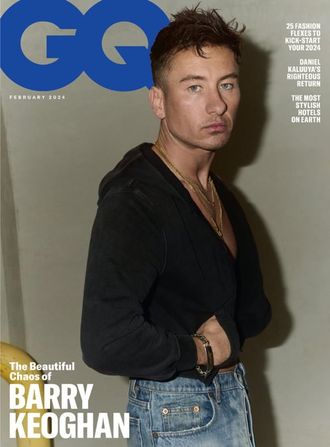 GQ British Magazine February 2024 Barry Keoghan Cover, Мужские иностранные журналы, Intpressshop