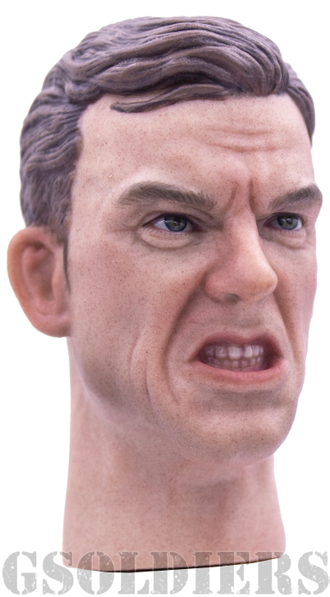 Эмоциональная мужская голова (скульпт) 1/6 - Male Head Sculpt with Expression (FP-A-001) - Facepool