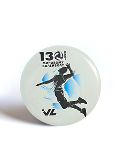 Значок "130 лет волейболу с нападающим"