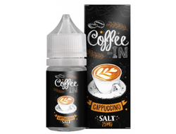 COFFEE IN SALT (STRONG) 30ml - LATTE WHITE CHOCOLATE & RASPBERRY (ЛАТТЕ С БЕЛЫМ ШОКОЛАДОМ И МАЛИНОЙ)