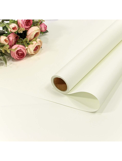 Пленка матовая "Корейская" 58см*10м Белый ПР28/1