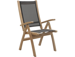 Кресло деревянное складное мягкое Macao