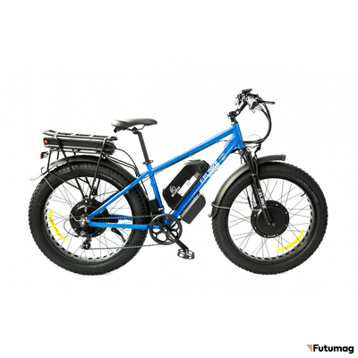 Электровелосипед Elbike Phantom Twix 2000 синий