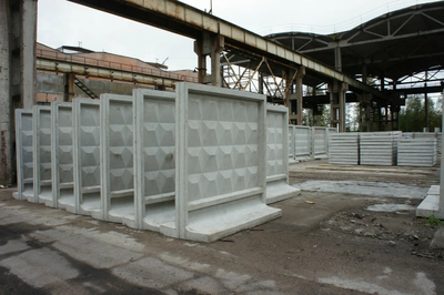 Забор бетонный самостоящий ЭО 20.25