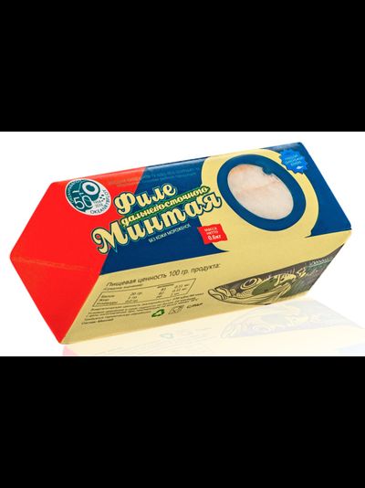 МИНТАЙ ФИЛЕ Дальневосточный. Фасовка 0,6 кг.